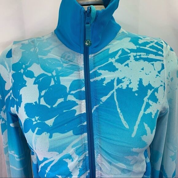 Lululemon blue reversible raja zip up jacket - Picture 8 of 13